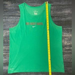 Nike Dri-Fit Mens No Rest Days Green Training Tank Sleeveless Top Sz L